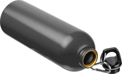Produktbild von Edelstahl Trinkflasche / mit Karabiner / 750ml / Farbe schwarz