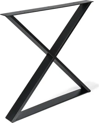 Image de Pied meuble design REI fixe métal brut noir