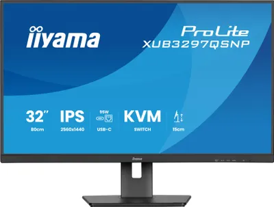 Iiyama 80.0Cm (32,0") Xub3297Qsnp-B1 16:9 2Xhdmi+Dp+Usb-C