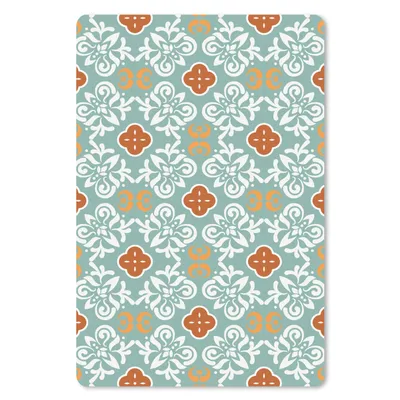 Produktbild von MuchoWow® Mauspad Mousepad Muster - Blumen - Abstrakt 18x27 cm - Mousepads - Maus Mat - Pad - Mausunterlage
