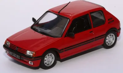 Produktbild von PEUGEOT 205 GTI 1.9 Rot, ODE078, Maßstab1/43, ODEON