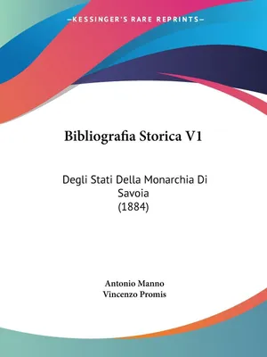 Produktbild von Bibliografia Storica V1