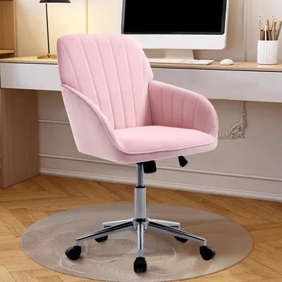 Obrázok produktu pre Ergonomická kancelárska stolička s plyšovým čalúnením