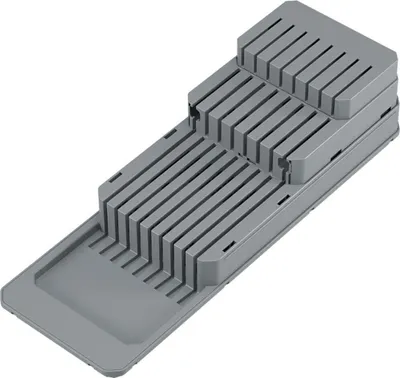 Immagine prodotto di metaltex 363225000 metaltex Portacoltelli Blade-Fit, in PP, grigio