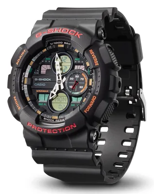 Imagen del producto de Reloj Casio G-SHOCK, modelo GA-140-1A4ER, original, para hombre, de la línea Brave and Tough