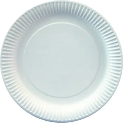 Obrázok produktu pre Papstar 81203, Tanier, Kolo, Lepenka, Biela, Jednofarebné, 50 kusov