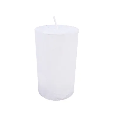 Obrázok produktu pre SVIEČKA VALEC Iris 7x14cm BIELA
