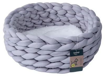 Productafbeelding van Quapas! Gevlochten Kattenmand Grijs