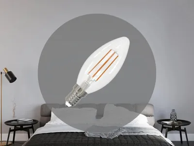 Zdjęcie produktu dla Żarówka LED / żarówka filamentowa, 6W - 3000K