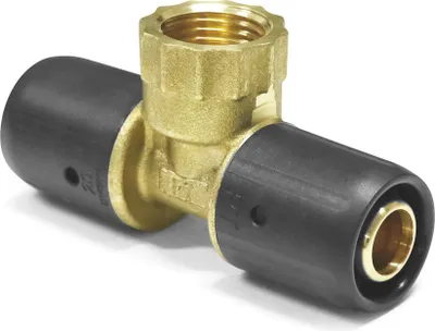 Obrázek produktu pro T-kus Sanpro s vnitřním závitem, velikost 16x2, závit 1/2" (dvgw)