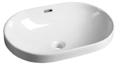 Immagine prodotto di Sapho Lima - Lavabo 595x175x395 mm, con sfioratore, senza foro per rubinetto, bianco BH7022