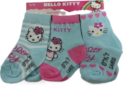Produktbild von Hello Kitty, Babysocken, Gr. 10/12 (Fußlänge ca. 10 cm Ferse-Fußzeh gemessen)