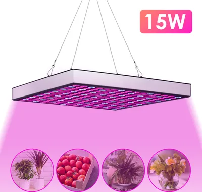 Obrázok produktu pre Jopassy rastlina lampa LED plné spektrum 15W 225LEDs rastlina svetlo rastlina svetlo rast svetlo pre izbové rastliny, hydropónia, vnútorné výsev veg kvetina, zelenina a kvety