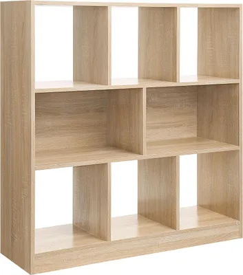 Produktbild von Bücherregal mit 8 Fächern in Holzoptik