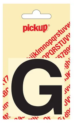 Produktbild von Dekobuchstabe g helvetica schwarz 60 mm Pickup