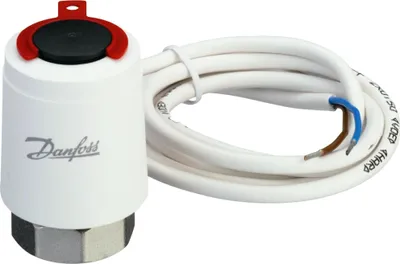 Image de Danfoss Therm, servomoteur TWA-K/NC, M30 x 1,5, 230 V, câble 1,2 m, 1 pièce.