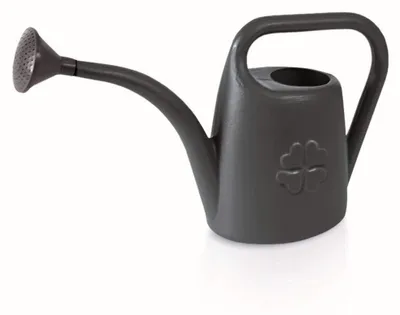 Gießkanne 4,5 l, konisch, anthrazit, Kunststoff