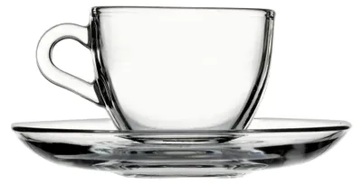 Produktbild von 12tlg. Set 6 Espressotassen mit 6 Unterteller Basic