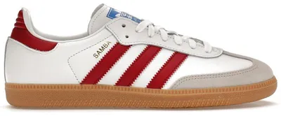 Produktbild von adidas Samba OG White Burgundy Gum - EU 44 2/3
