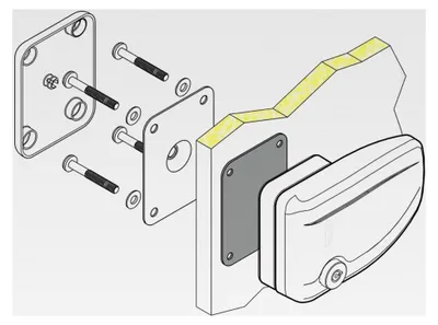 Produktbild von Safe Door 3 Türschloss, Sicherheitsblock für Wohnmobile