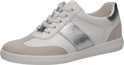 Produktbild von Caprice Sneaker  - Weiß/Silber Leder : 41 : Normal Größe: 41 Weite: Normal