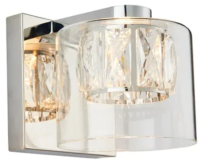 Immagine prodotto di Applique VERINA cromata 1xG9x4,6W in metallo, dimensioni: 13,5x12x15 cm, IP20, Endon