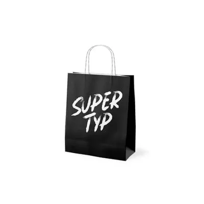 Produktbild von Geschenktüte - H24 x B20 x T8,9 cm - "Supertyp
