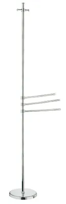 Produktbild von Nicol Garderoben Ständer 3 Armen 2 Haken Kleider Handtuch Halter Metall Torino