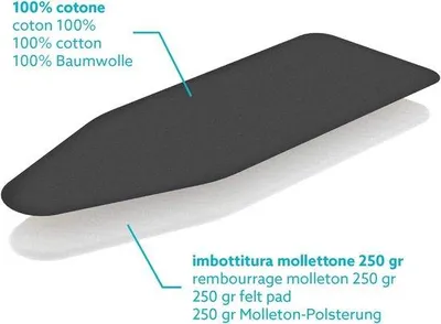 Obrázek produktu pro Žehlicí prkno XL 140 x 55 cm, bavlna