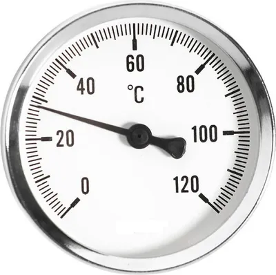 Image de Novaservis Plomberie - Thermomètre 100 mm, 1/2", axial T100120A