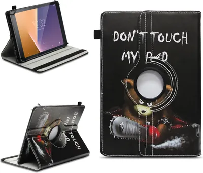 Produktbild von Tablet Schutzhülle für Vodafone Tab Prime 6 / 7 360° drehbar Tasche Cover CaseFarben:Motiv 9