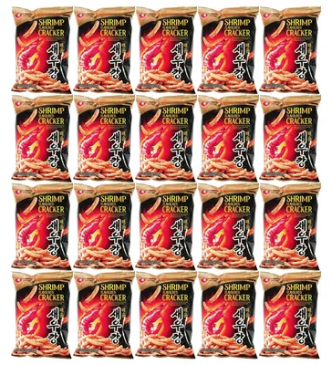 Produktbild von Nong Shim Shrimps Chips scharf 20x75g