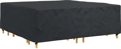 Immagine prodotto di vidaXL Copridivano nero a tinta unita 235 x 235 x 70 cm 600D