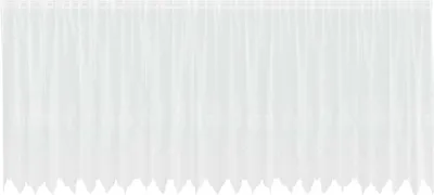 Produktbild von vidaXL Spitzenvorhang Weiß 160 x 600 cm Polyester
