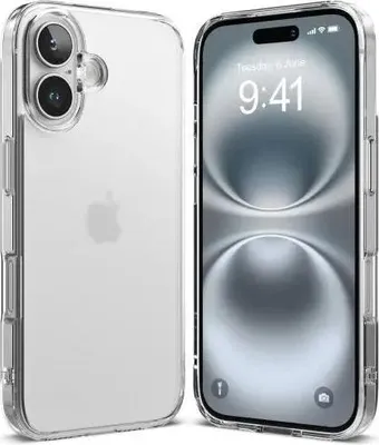 Produktbild von Ringke Fusion Matte Hülle für iPhone 16, transparent
