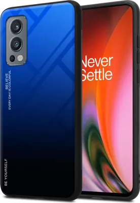 Produktbild von Cadorabo Hülle für OnePlus Nord 2 5G Schutz Hülle in Schwarz Handyhülle TPU Etui Cover Case Tempered Glas