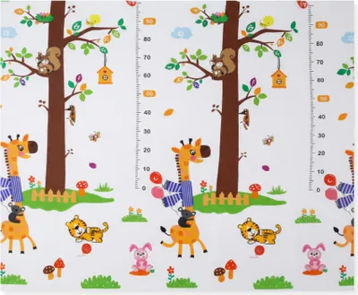 Image de Buxibo - Tapis de jeu double face en mousse - Mousse XPE épaisse - Tapis d'éveil - Tapis de jeu - Tapis de sol - Bébé/Tout-petit & Enfant - Multicolore - XPE-014 - 200 x 180 cm