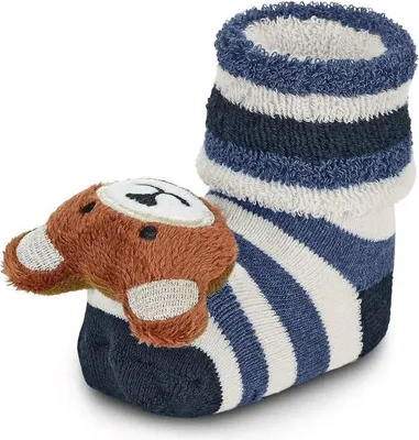 Obrázek produktu pro Sterntaler 8441802, Vysoké ponožky, Hnědá, Modrá, Bílá, Dětský, Unisex, 2 - 3m, 9.1 cm