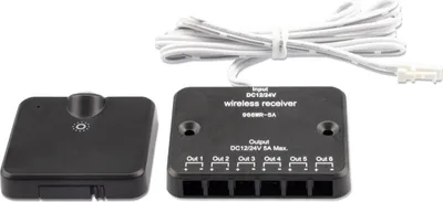 Produktbild von ISOLED MiniAMP LED Touch/Funk PWM-Dimmer mit PIR Sensor, 1 Kanal, 12-24V DC 5A, inkl. Funktaster