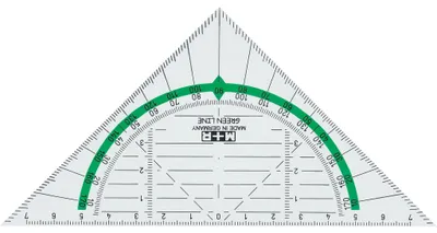 Image de M + R 723170810 Triangle de géométrie GreenLine 16,0 cm