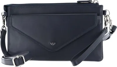 Image de Golden Head Cuir sac à poignet sac à épaule bandoulière Polo RFID Protect Mini-Tasche 8216 Marineblau bleu marine