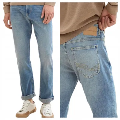 Immagine prodotto di Tom Tailor | Pantaloni da uomo Josh Slim, blu, a zampa, taglia 31, lunghezza 32