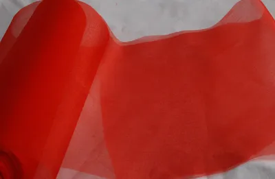 Produktbild von Organza rot 35 cm x 20 m Tischkäufer Dekoration Feier