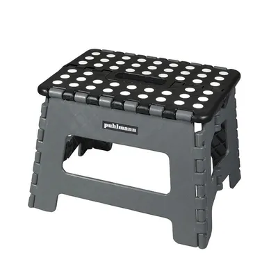 Produktbild von hocker James31,5 x 21,5 x 23 cm grau/schwarz