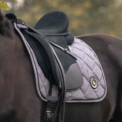 Produktbild von Back on Track Haze Collection Schabracke Dressur grau, Größe:Pony