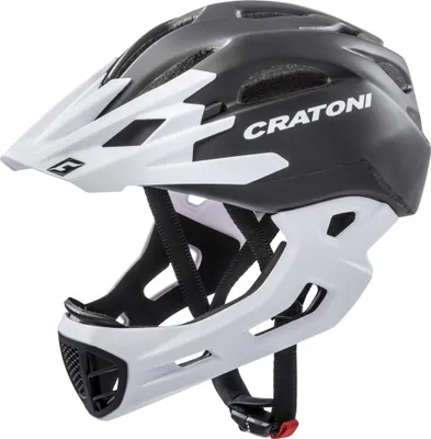 Immagine prodotto di Casco Cratoni C-Maniac integrale bianco-nero opaco taglia M-L (54-58 cm) 112401E2