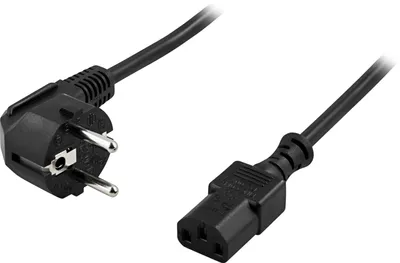 Obrázek produktu pro Deltaco DEL-109-50, 0,5 m, CEE7/7, IEC C13, 250 V, 10 A
