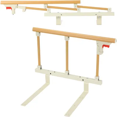 Image de Jopassy Barrière de lit pliable pour personnes âgées, barrière de lit, protection contre les chutes 70x40cm