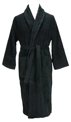 Immagine prodotto di ARTG - Vestaglia da uomo/donna unisex, collo a scialle LT5006 (L-XL) (nero)
