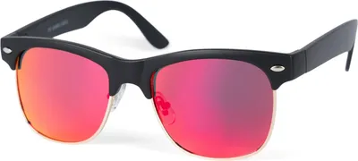 Produktbild von styleBREAKER Kinder Sonnenbrille im Retro Design mit ovalen Gläsern | Materialmix aus Kunststoff und Metall | für Kleinkinder 2 bis 5 Jahre
